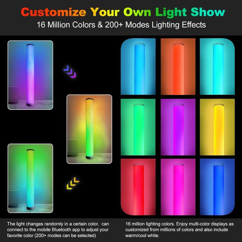 FA-JY22120 RGB Bluetooth Tube Speaker 30W