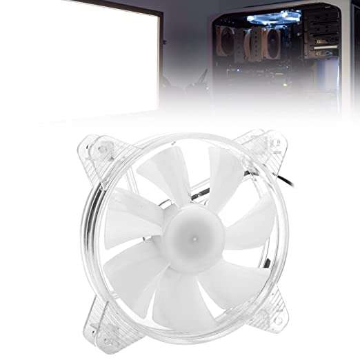 Ring Computer Cooling Fan 1600RPM  Silent RGB Fan with Sleeve Bearing