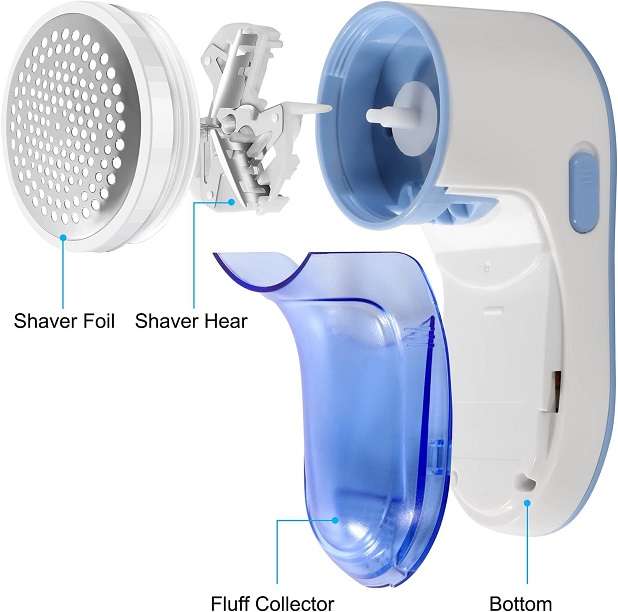 Aorlis AO-50085 Battery Operated Lint Remover