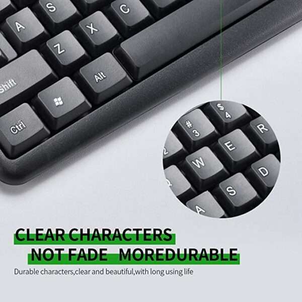 KB8236 104-Key Wired Multimedia Keyboard