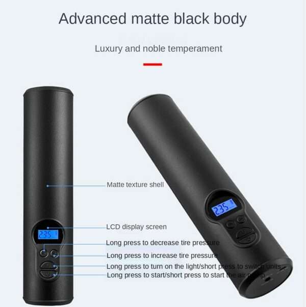 Aerbes AB-CQ02 Wireless Rechargeable Car Trye Inflation Pump With 6000mah Battery