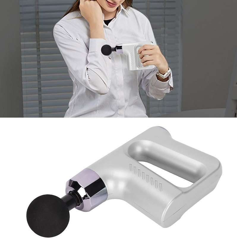 Aorlis AO-77942 Rechargeable Adjustable 5 Speed Electric  Massage Gun 4 In 1