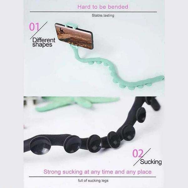 JW-L8 Cute Worm Lazy Mobile Phone Bracket Multi-Functional