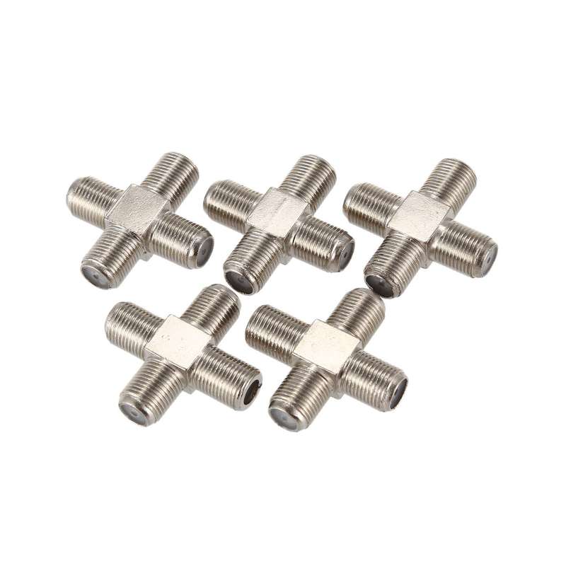Female to 3 Female Splitter, Coax Coaxial Cable Splitter