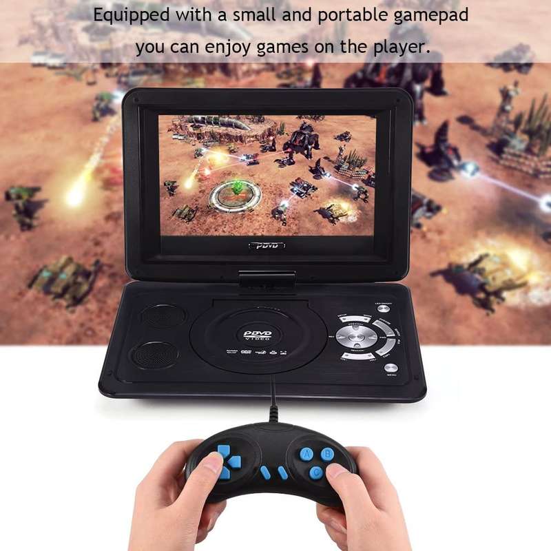 LMD-1108 Portable HD DVD Player With LCD Screen With TV Tuner/Card Reader/USB/Game 13.9"