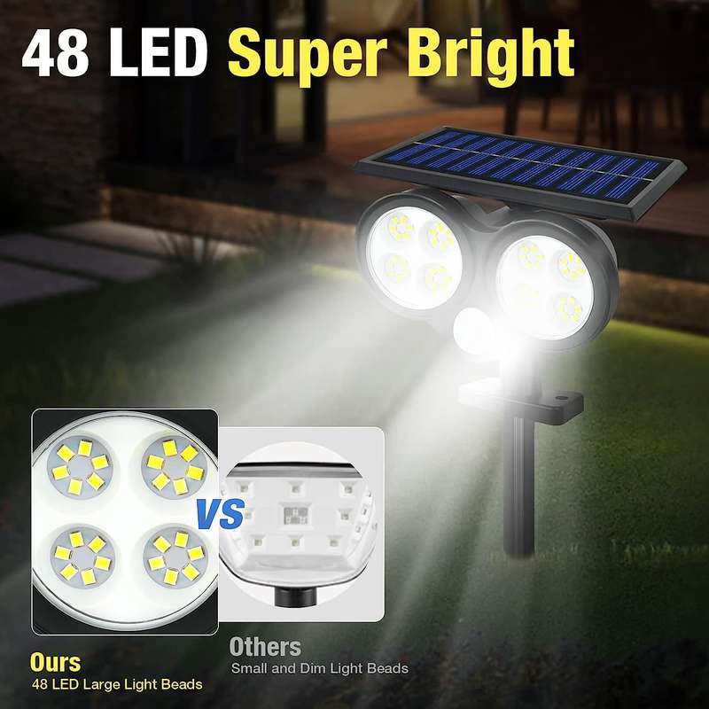 FA-1906A Solar Powered LED Light Wall Lamp 200lm