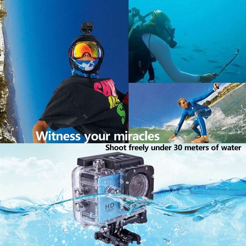Super Electronics SE-Z176 Waterproof Sports Full HD 1080P Camera