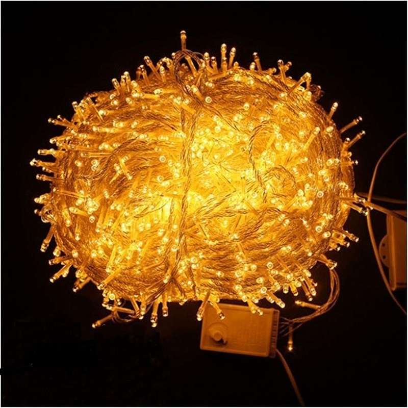 SE ZYF-D79 LED 20M Inter-Connecting Clear Cable Fairy light Warm White