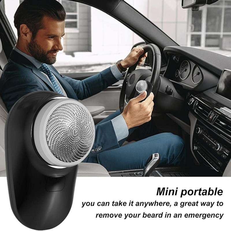 Wolulu AS-50863 Mini Portable Electric Mens Shaver With Digital Display