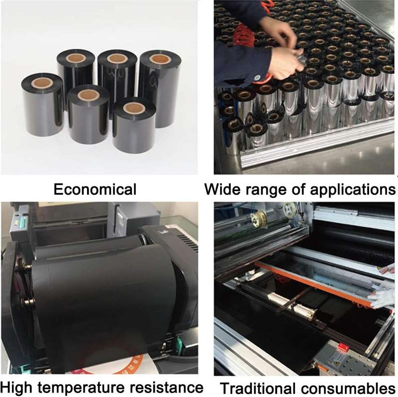 Mixed Base Coated Paper Barcode Ribbon for XP-TT426B