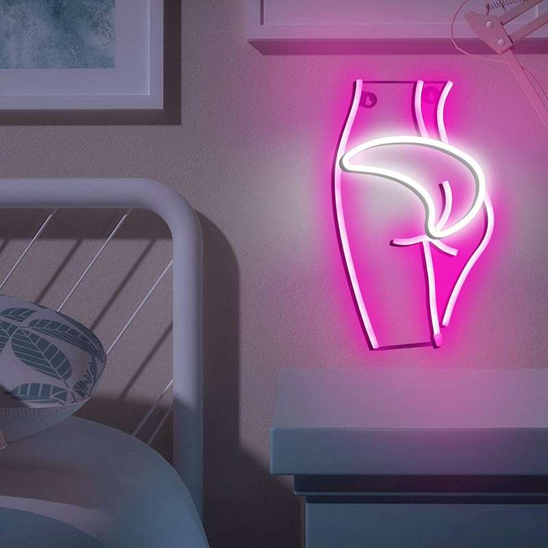 FA-A61 Lady's Behind Silhouette Neon Sign USB And Battery Operated