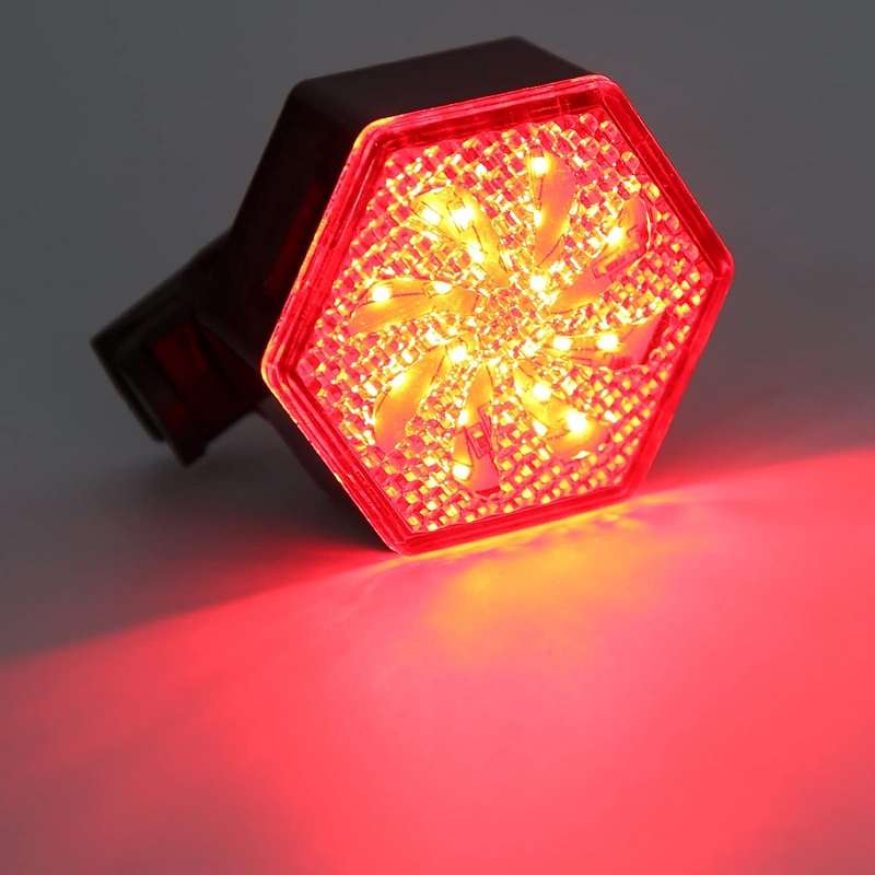 Aerbes AB-ZX12  Bicycle Tail Light Red 500mah Battery