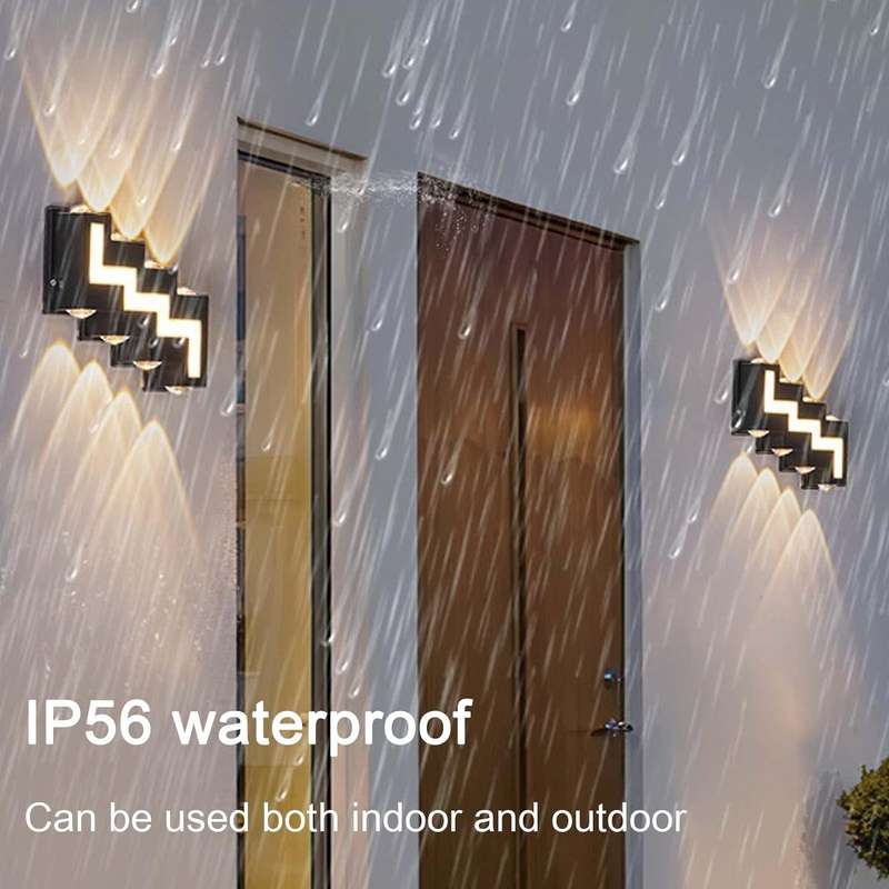 12W Double Sided LED Wall Lamp 3000K 8 LEDS