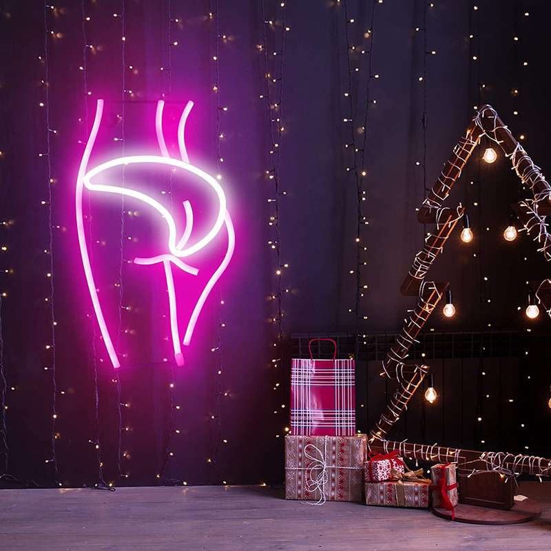FA-A61 Lady's Behind Silhouette Neon Sign USB And Battery Operated