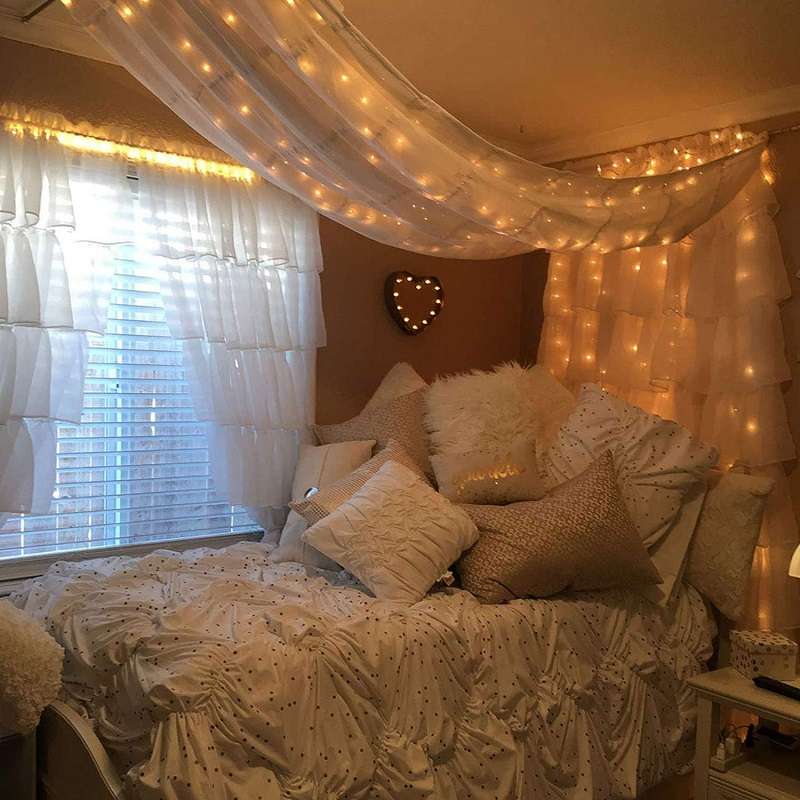 SE ZYF-D79 LED 20M Inter-Connecting Clear Cable Fairy light Warm White