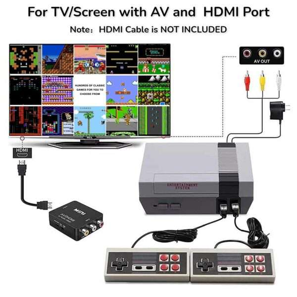 Aerbes AB-R001 Game Console With Built In 620 Classic Games