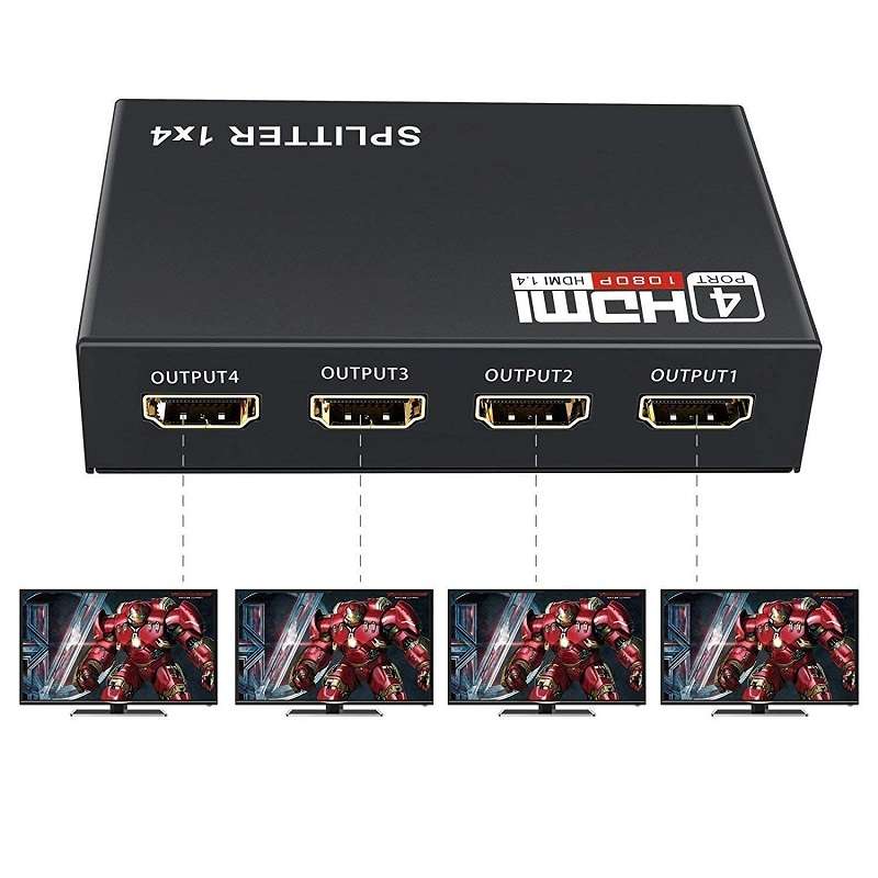 HDMI Splitter 4 Port 1080P