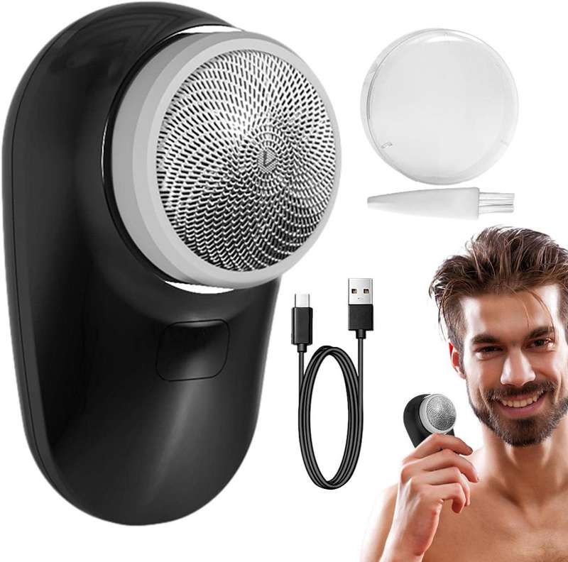 Wolulu AS-50863 Mini Portable Electric Mens Shaver With Digital Display
