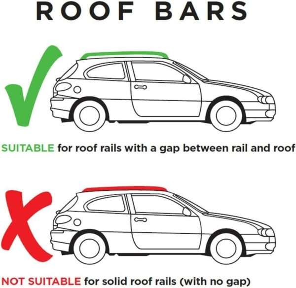 JG120 Roof Rack 120cm With Keys 5601
