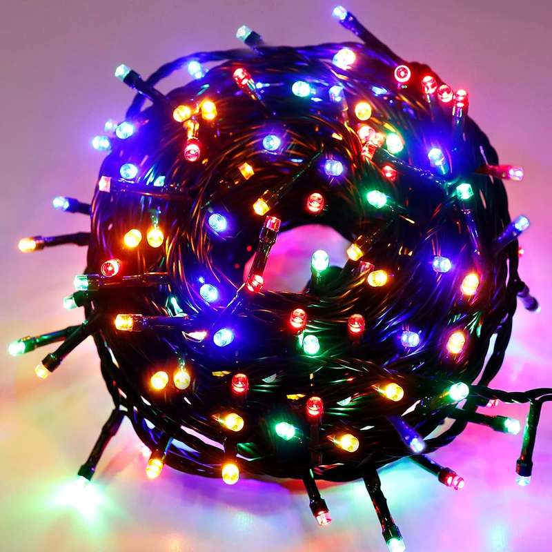 LED Inter-Connecting Black Cable Fairy Light RGB 10M