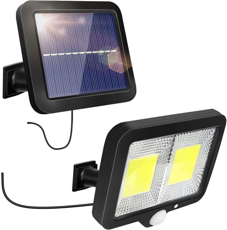 FA-SL-F108 Split Solar Powered Sensor Motion COB Wall Light With Solar Panel