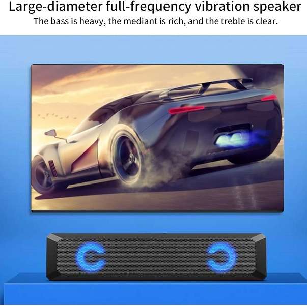 Aerbes AB-D386 Audio USB RGB Speaker