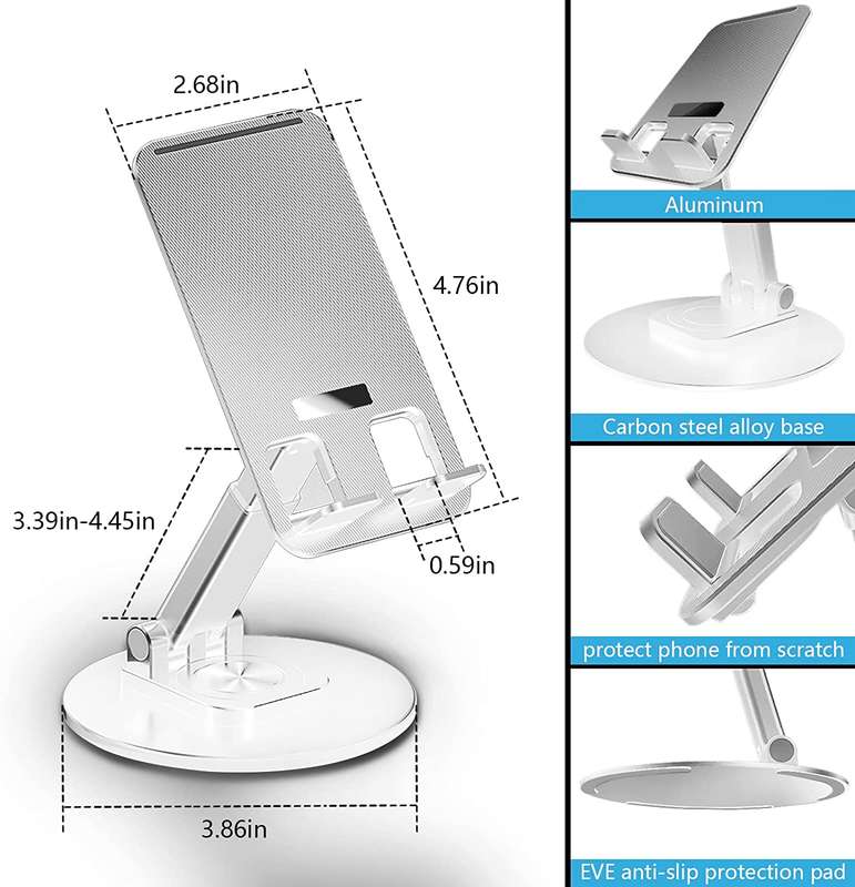 22A133 360° Rotating Foldable Lifting Phone Bracket