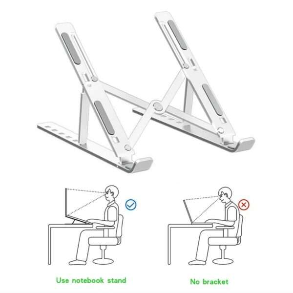 SE-TQ38 Laptop Support Foldable Adjustable Height Desktop Bracket