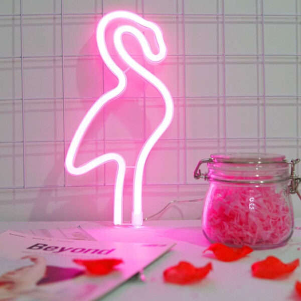 FA-A11 Flamingo Neon Sign USB And Battery Operated Decoration Lamp