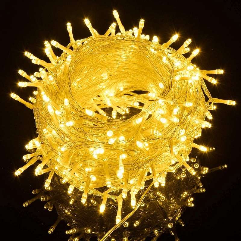 SE ZYF-D79 LED 20M Inter-Connecting Clear Cable Fairy light Warm White