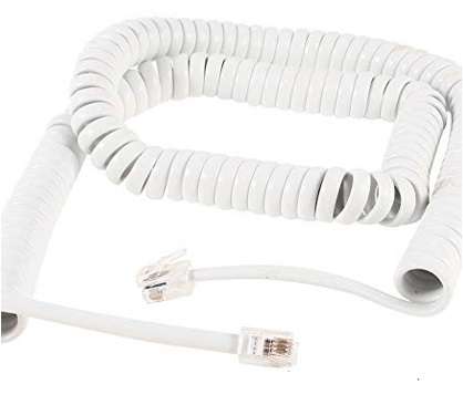 5M Black or White Telephone Replacement Wire