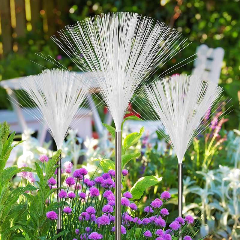 FA-LC52 Solar Powered Triple Layer Fiber Optic Light 2pcs