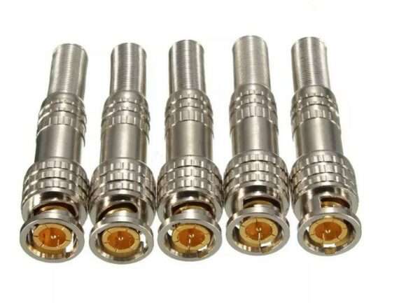 100pcs BNC Male Connector RG-59 for Coaxical Cable