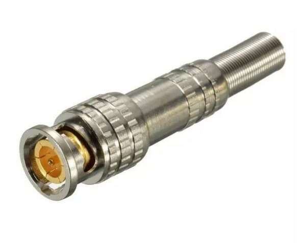 100pcs BNC Male Connector RG-59 for Coaxical Cable