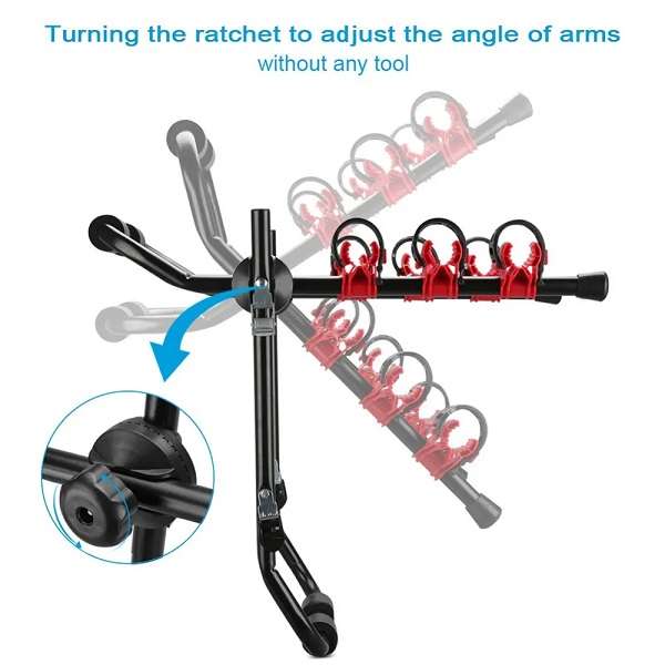 JG512 Bicycle Carrier Rack Rear Boot Mount For Car/SUV/Sedan/Hatchback