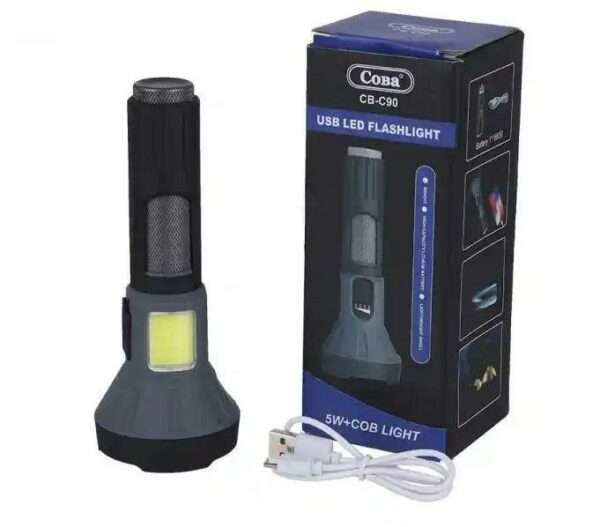 FA-C90 5W + COB USB LED Flashlight