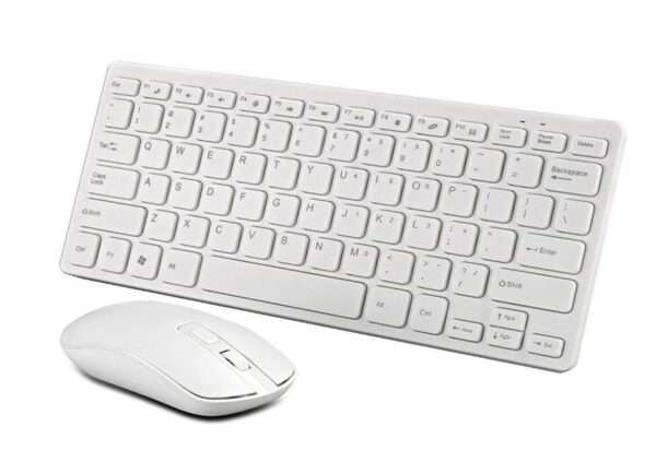 Aerbes AB-D001 2.4GHz Ultra-Thin Mini Wireless Keyboard &amp; Mouse Set