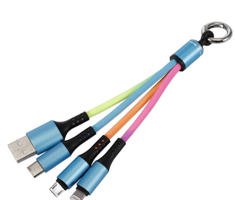 XF-51 3 in 1 Key Chain Data Line With 3.1A