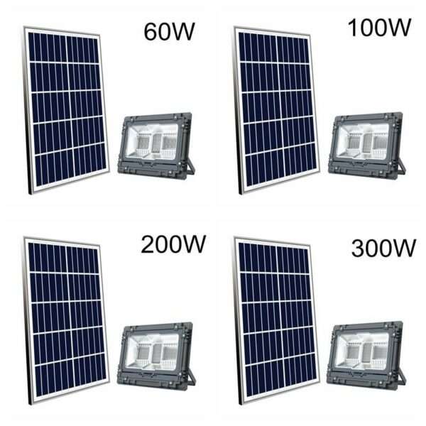 MJ-AW200C Solar Powered  Flood Light RGB 200W