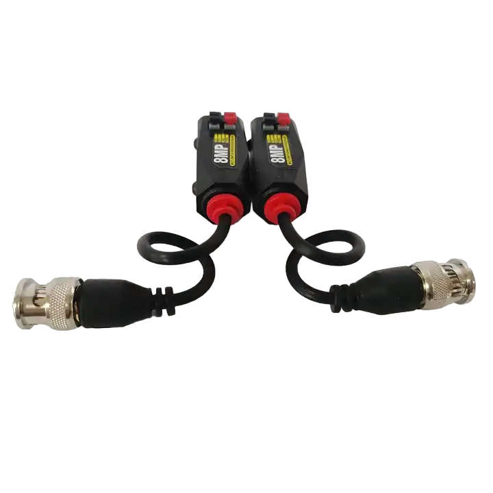 Split 8MP HD Video Balun For CCTV Camera