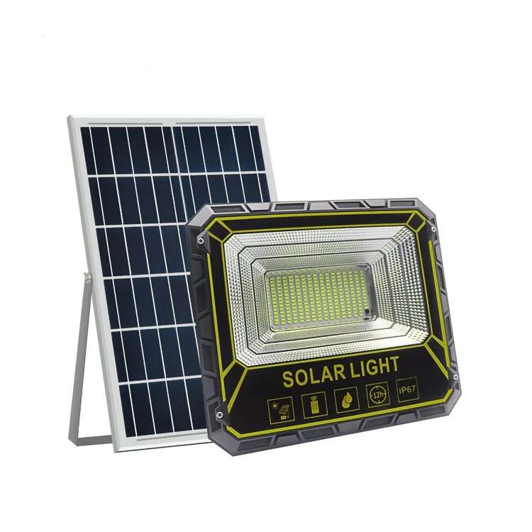 FA-GTX-300W LED Solar Powered Flood Light With Solar Panel And  Remote Control