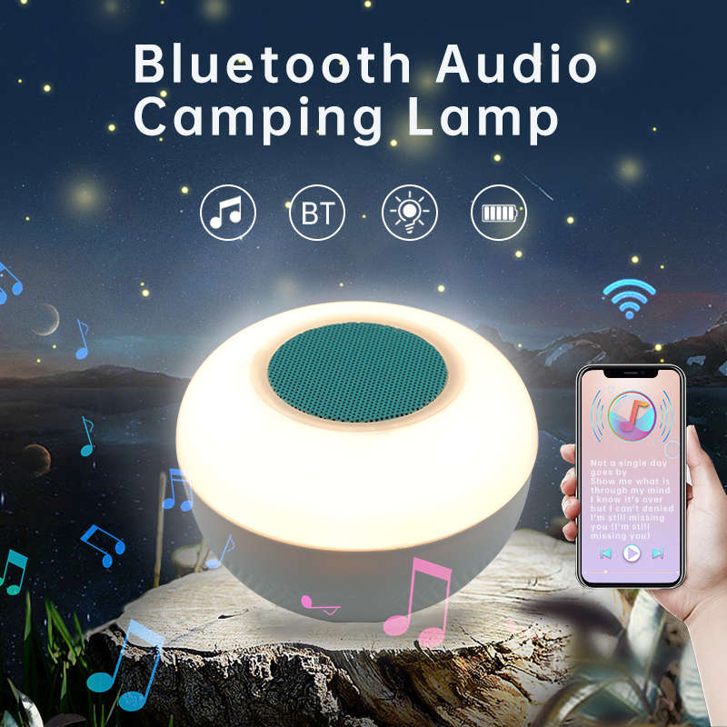 FA-XKL-Q7 Touch Music Bluetooth Speaker Ambience Light RGB + White Lights With Hook