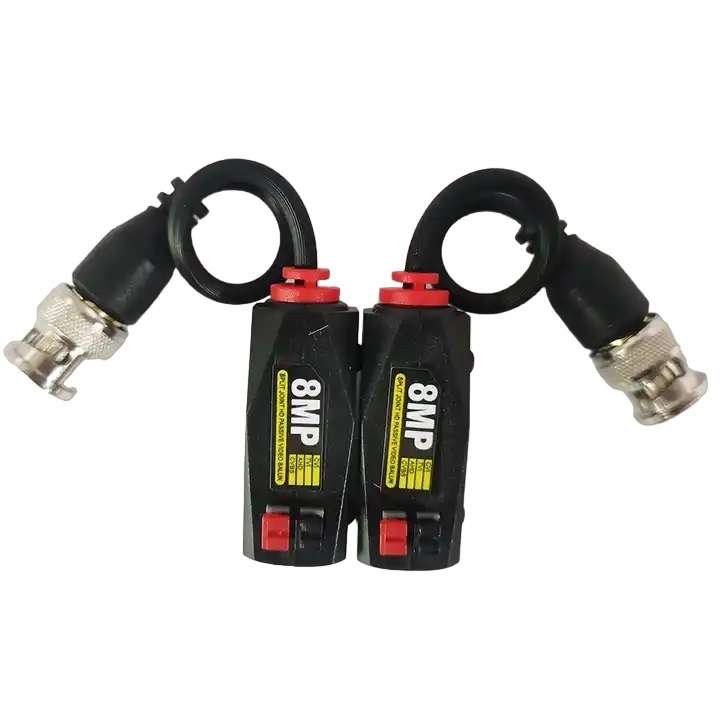 Split 8MP HD Video Balun For CCTV Camera