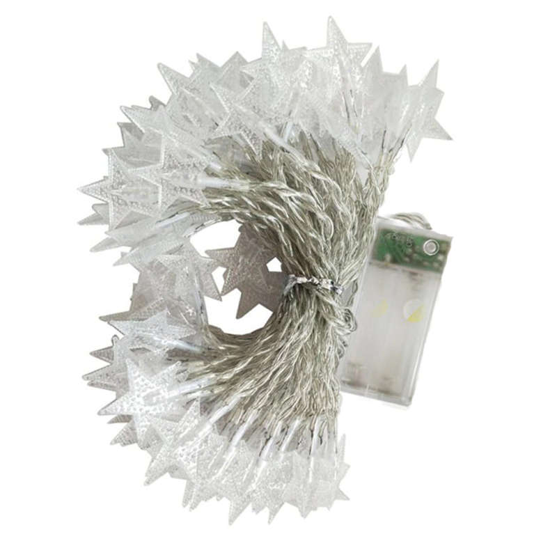 JG3108 5M Battery Operated Star Christmas String Light