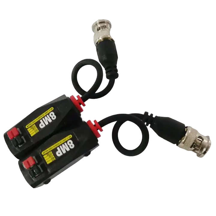 Split 8MP HD Video Balun For CCTV Camera