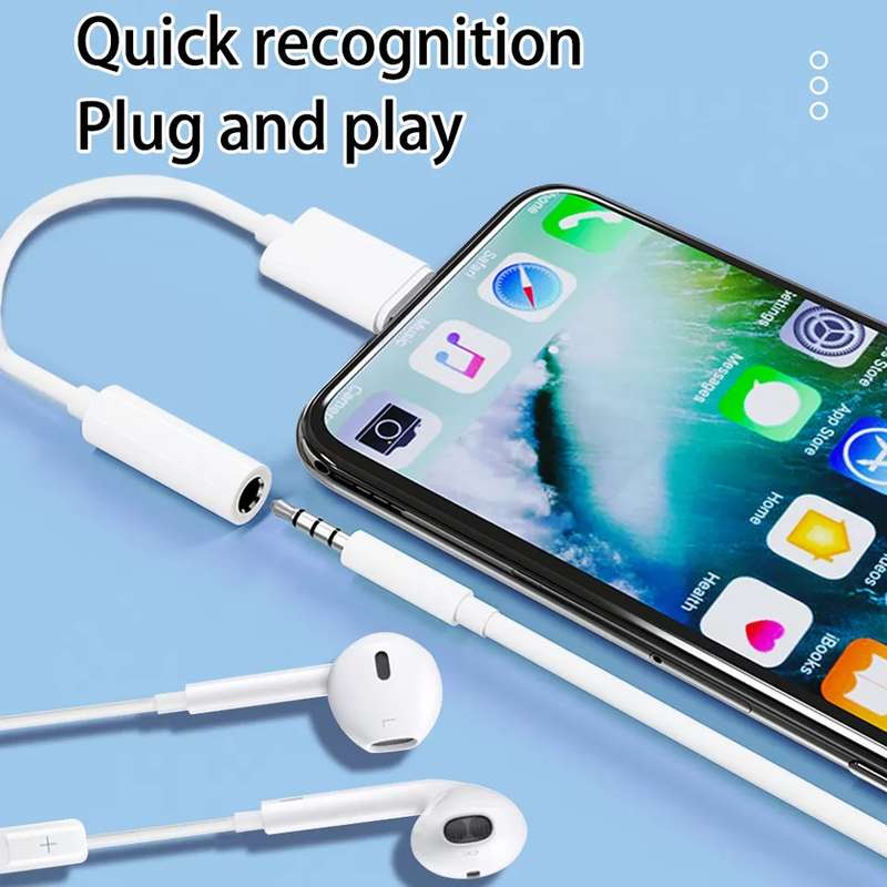 Treqa CA-1052 Lightning to headphone Jack Adapter