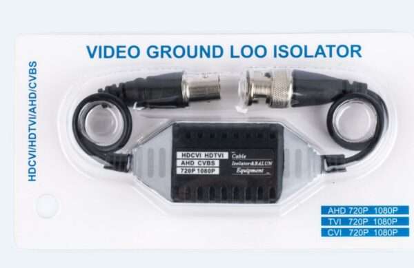 XF0587 Coaxial Video Ground Loop Isolator Balun BNC Male to Female