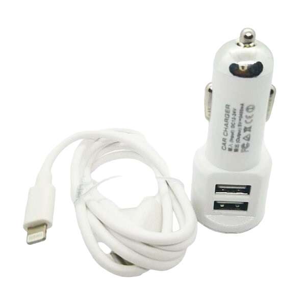 S309 Super E 18W Lightning Dual Port USB Car Charger