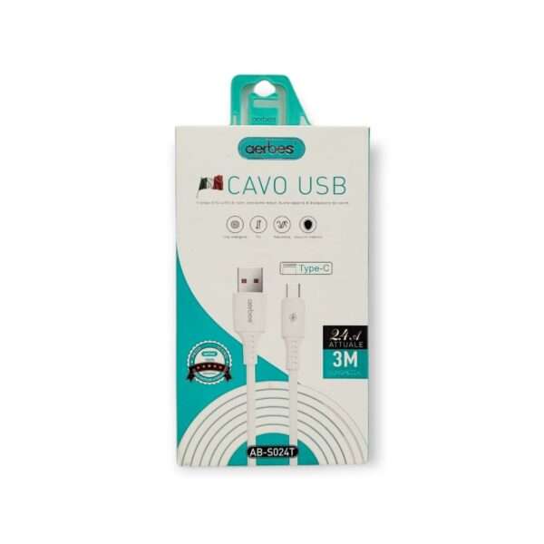Aerbes AB-S024T Type C 2,4A Cable 3m