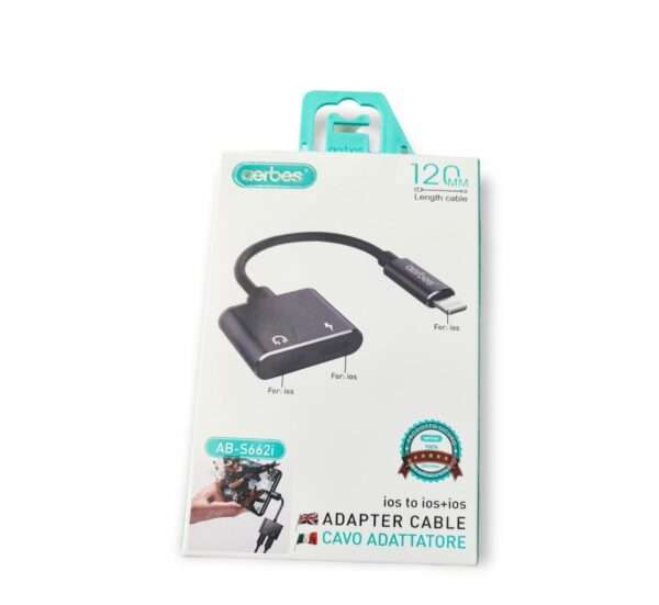 AB-S662i 2 In 1 Lightning To Lightning And Lightning Adapter Cable